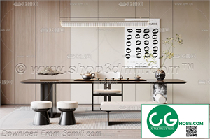 Tea Room 48 3D Model